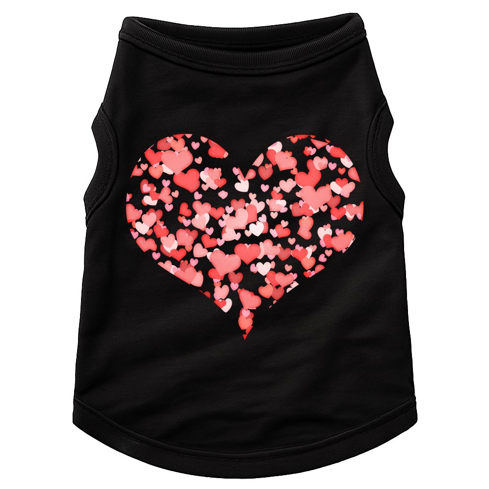 Valentine Multi Heart Of Love Doggie Tank