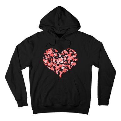 Valentine Multi Heart Of Love Hoodie