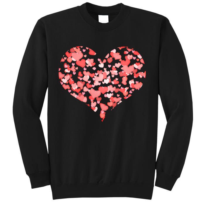 Valentine Multi Heart Of Love Sweatshirt