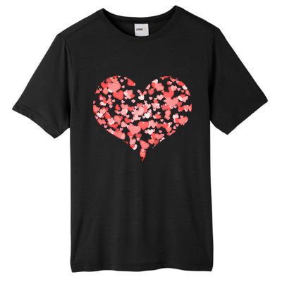 Valentine Multi Heart Of Love Tall Fusion ChromaSoft Performance T-Shirt