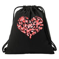 Valentine Multi Heart Of Love Drawstring Bag