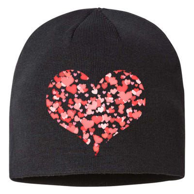 Valentine Multi Heart Of Love Sustainable Beanie