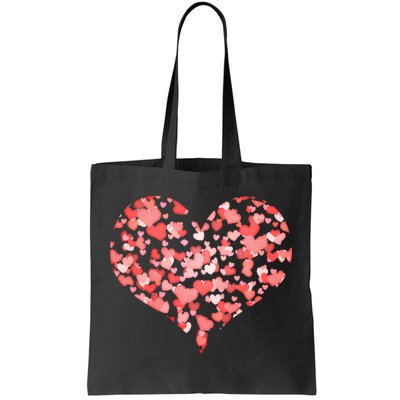 Valentine Multi Heart Of Love Tote Bag