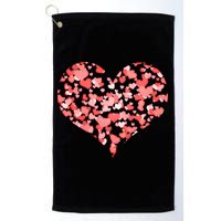 Valentine Multi Heart Of Love Golf Towel