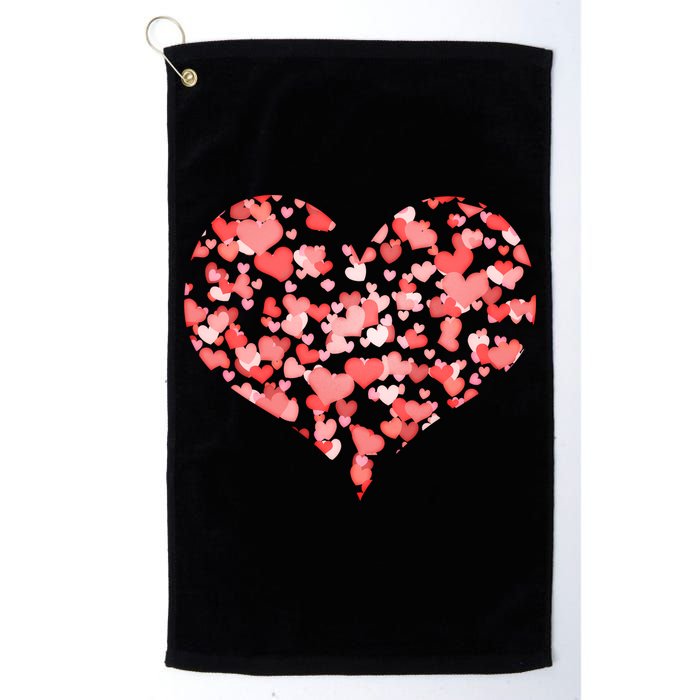 Valentine Multi Heart Of Love Golf Towel