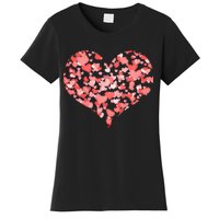 Valentine Multi Heart Of Love Women's T-Shirt