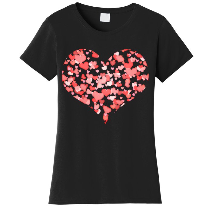 Valentine Multi Heart Of Love Women's T-Shirt