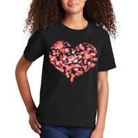 Valentine Multi Heart Of Love Kids T-Shirt