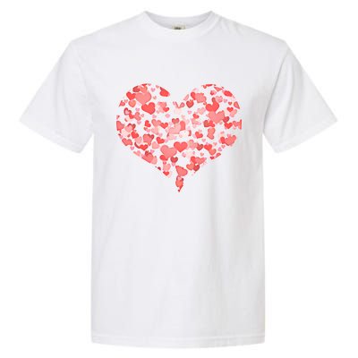 Valentine Multi Heart Of Love Garment-Dyed Heavyweight T-Shirt