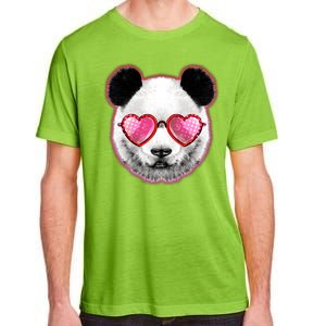 Valentine Panda Love Shades Adult ChromaSoft Performance T-Shirt