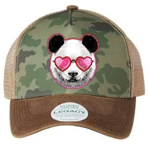 Valentine Panda Love Shades Legacy Tie Dye Trucker Hat