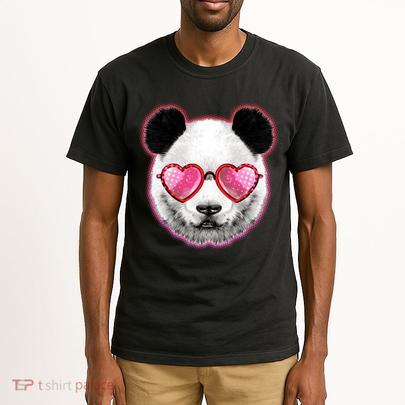 Valentine Panda Love Shades Tall T-Shirt