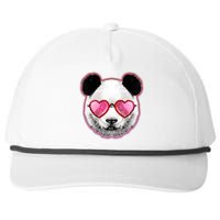 Valentine Panda Love Shades Snapback Five-Panel Rope Hat