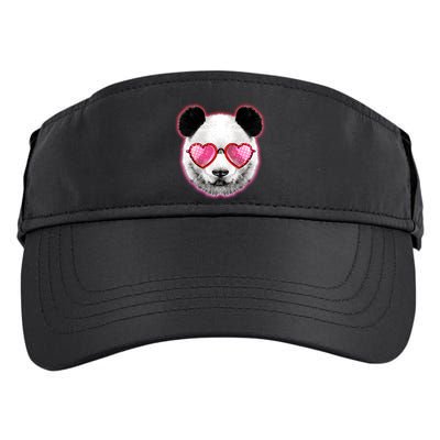 Valentine Panda Love Shades Adult Drive Performance Visor