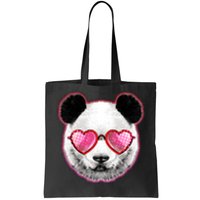 Valentine Panda Love Shades Tote Bag