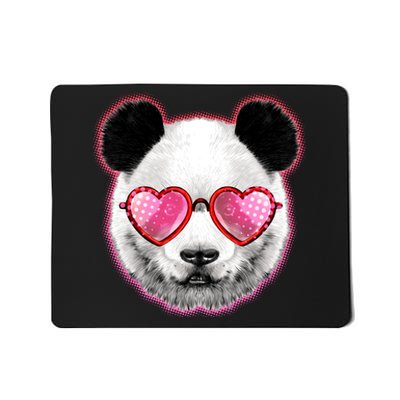 Valentine Panda Love Shades Mousepad