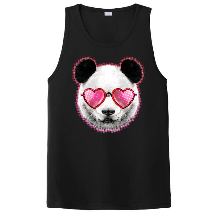 Valentine Panda Love Shades PosiCharge Competitor Tank