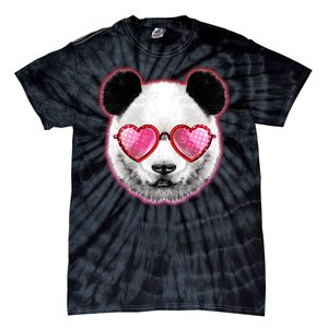 Valentine Panda Love Shades Tie-Dye T-Shirt