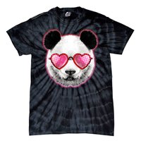 Valentine Panda Love Shades Tie-Dye T-Shirt