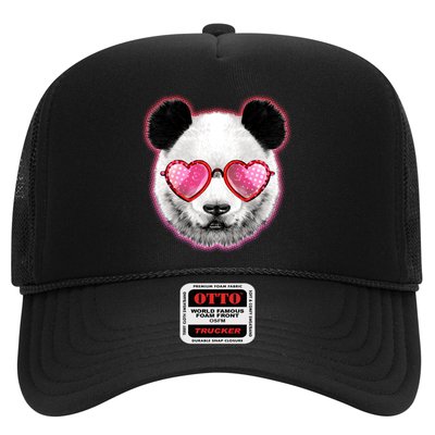 Valentine Panda Love Shades Trucker Hat