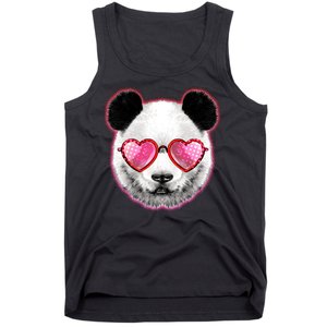 Valentine Panda Love Shades Tank Top