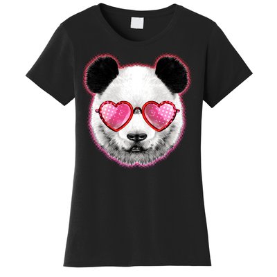 Valentine Panda Love Shades Women's T-Shirt