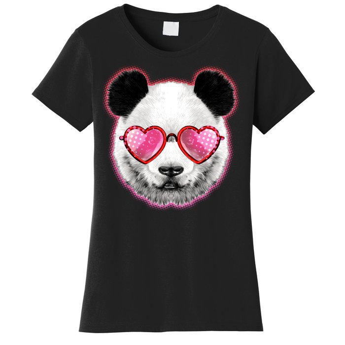 Valentine Panda Love Shades Women's T-Shirt