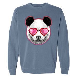 Valentine Panda Love Shades Garment-Dyed Sweatshirt