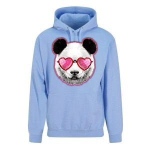 Valentine Panda Love Shades Unisex Surf Hoodie