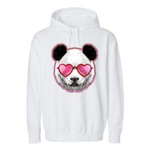 Valentine Panda Love Shades Garment-Dyed Fleece Hoodie