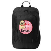 Valentine Pug And Kisses City Backpack
