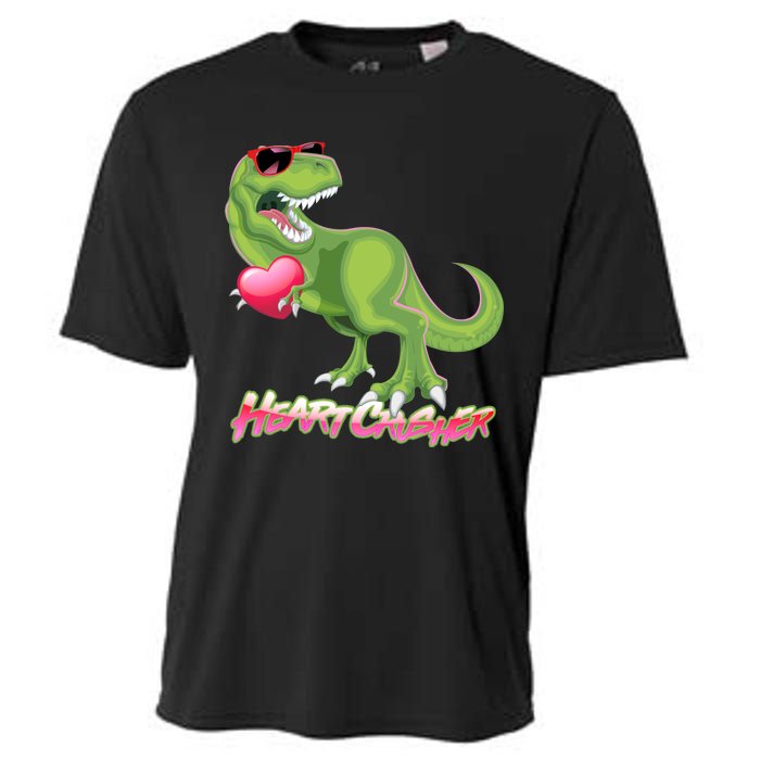 Valentine T-Rex Heart Crusher Cooling Performance Crew T-Shirt