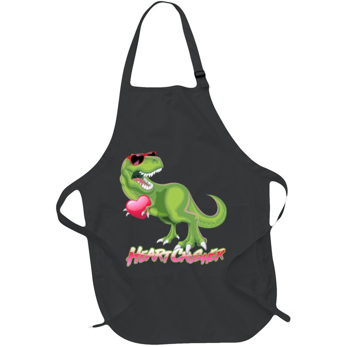 Valentine T-Rex Heart Crusher Apron