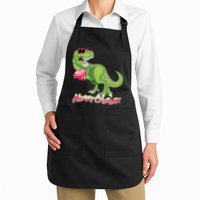 Valentine T-Rex Heart Crusher Apron