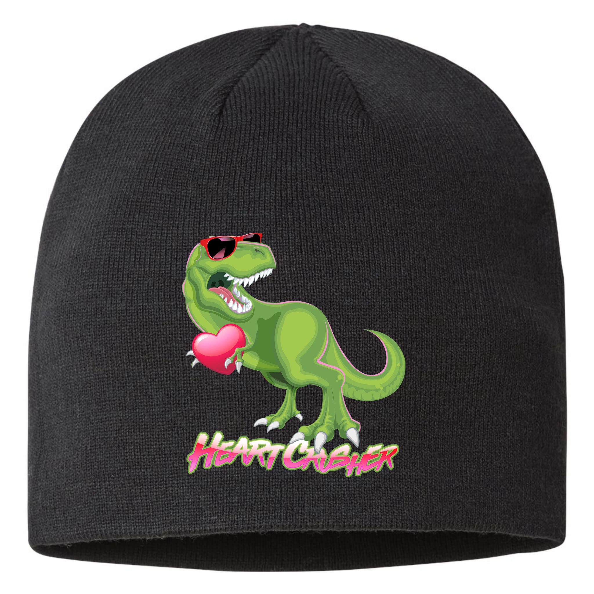 Valentine T-Rex Heart Crusher Sustainable Beanie