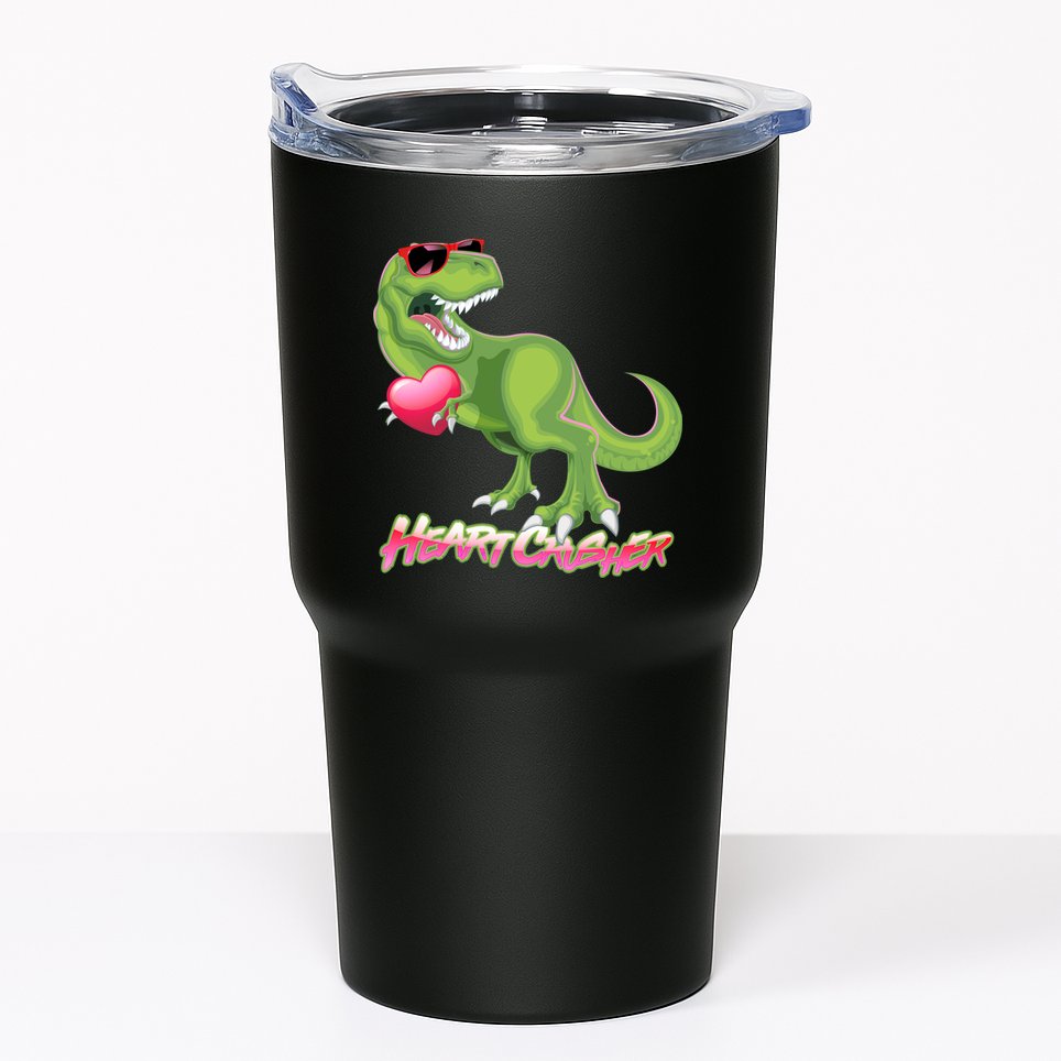Valentine T-Rex Heart Crusher Tumbler