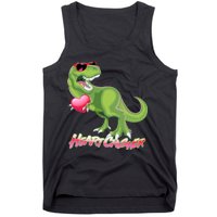 Valentine T-Rex Heart Crusher Tank Top