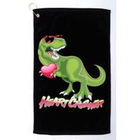 Valentine T-Rex Heart Crusher Golf Towel