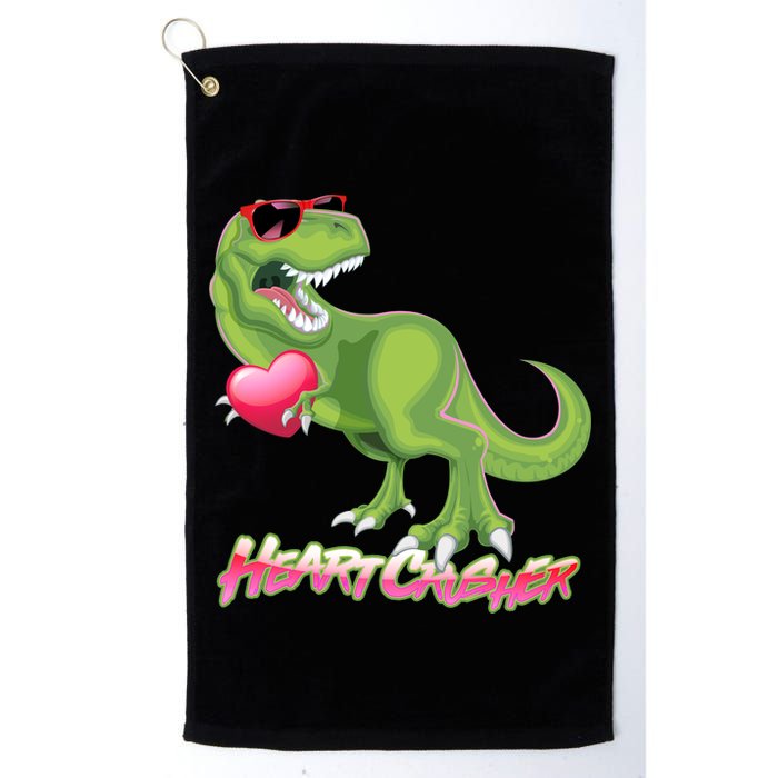 Valentine T-Rex Heart Crusher Golf Towel