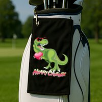 Valentine T-Rex Heart Crusher Golf Towel