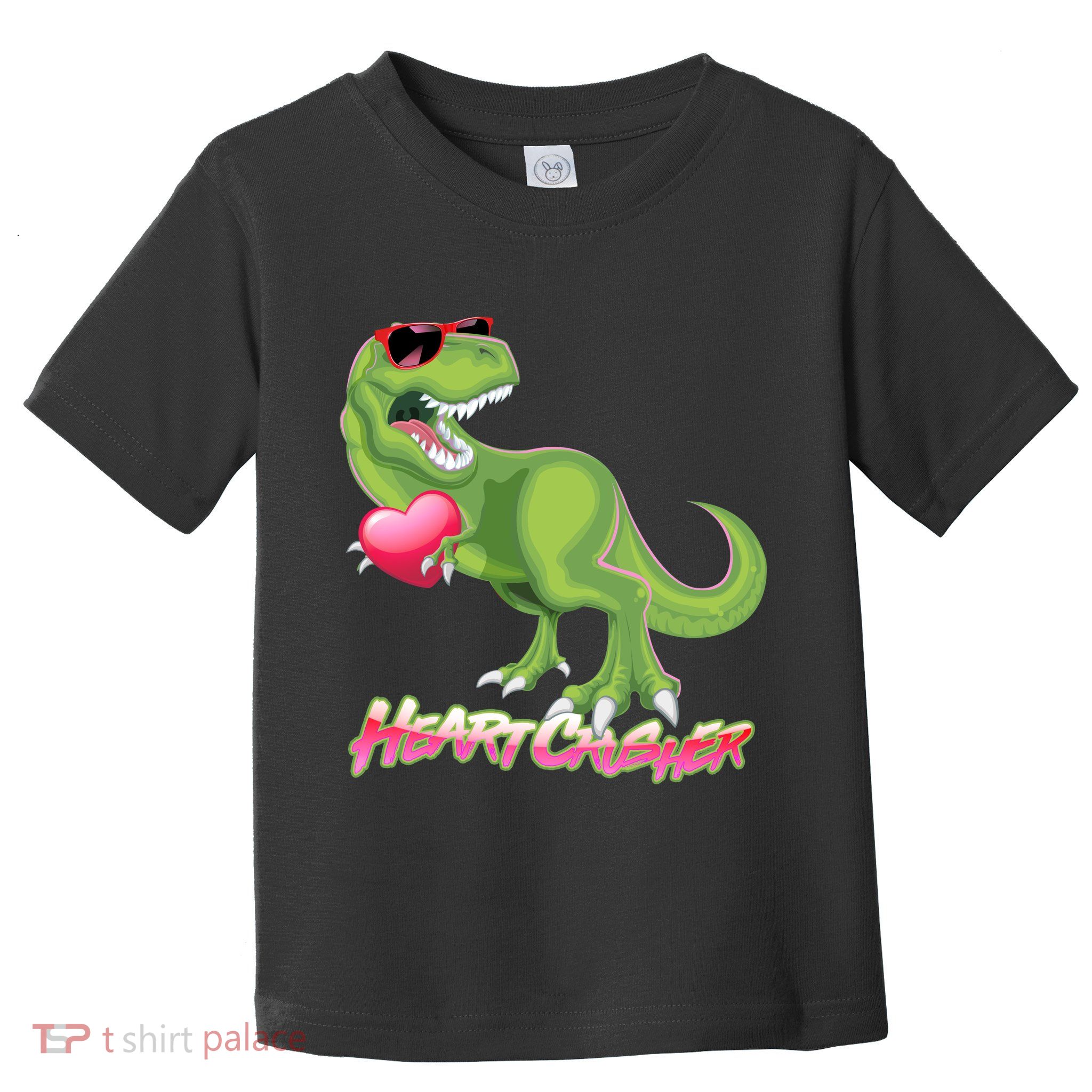 Valentine T-Rex Heart Crusher Toddler T-Shirt