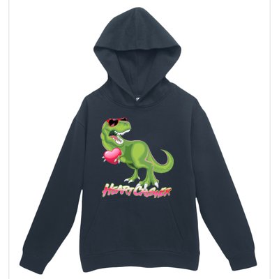 Valentine T-Rex Heart Crusher Urban Pullover Hoodie