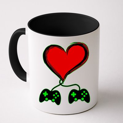 Valentine Video Game Controllers Heart Mug