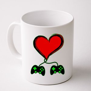 Valentine Video Game Controllers Heart Coffee Mug