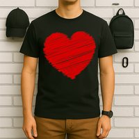 Valentines Classic Sketch Heart T-Shirt