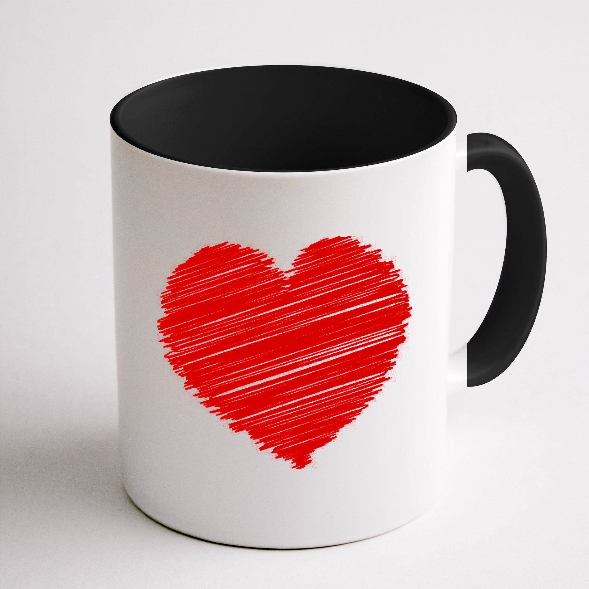 Valentines Classic Sketch Heart Mug