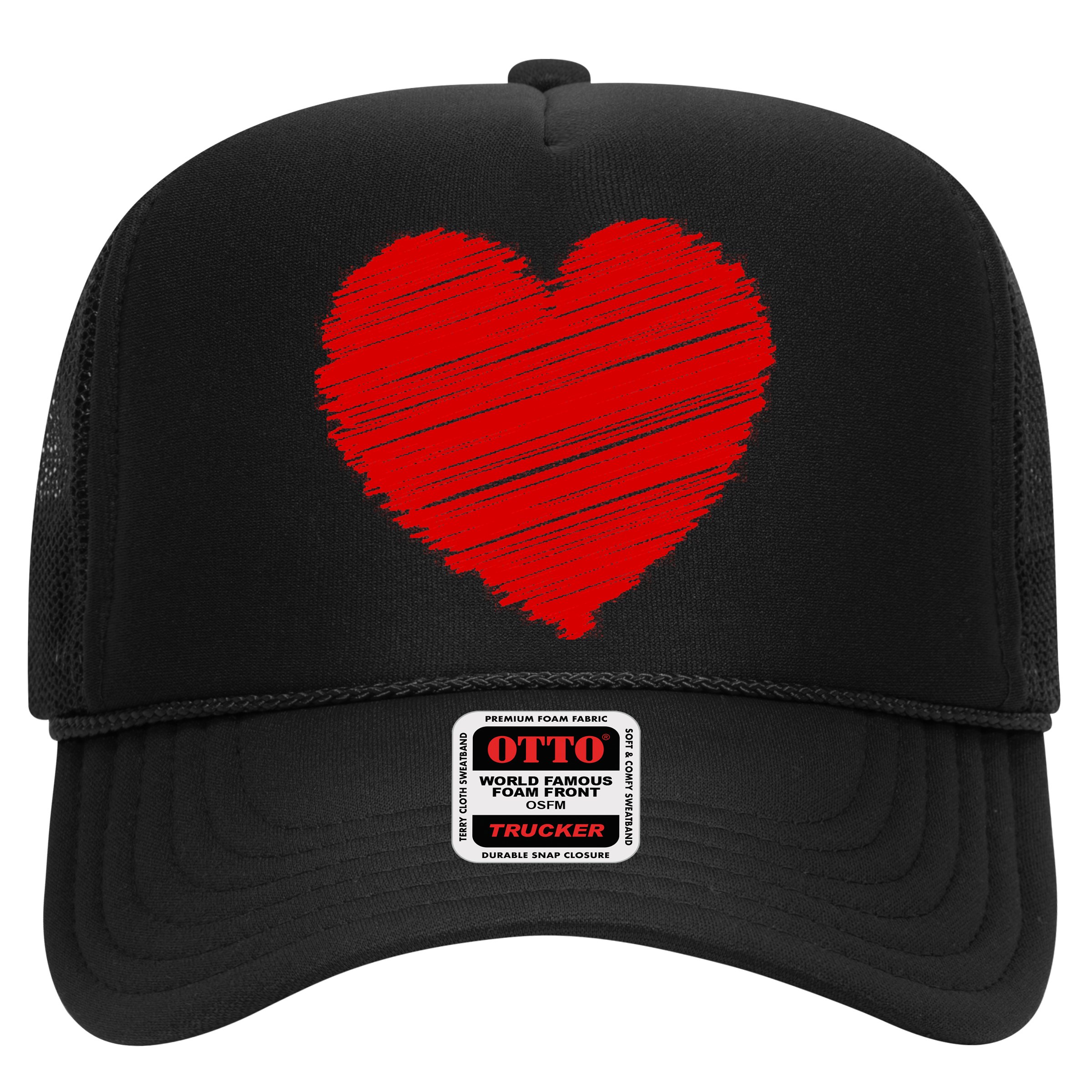 Valentines Classic Sketch Heart Hat