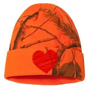 Valentines Classic Sketch Heart Kati Licensed 12" Camo Beanie