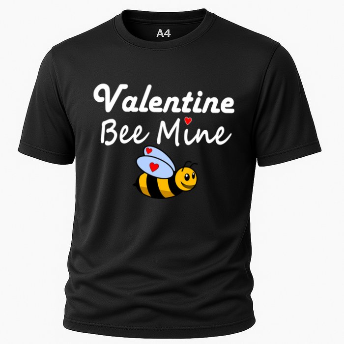 Valentine's Day Bee Mine Cooling Performance Crew T-Shirt