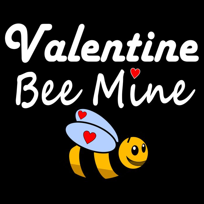 Valentine's Day Bee Mine Sustainable Bucket Hat